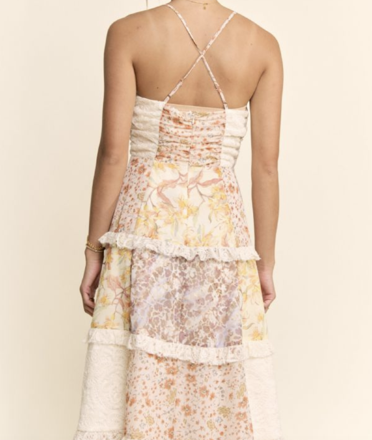 Davi&Dani "It Goes Chiff-On & On & On" Maxi Dress