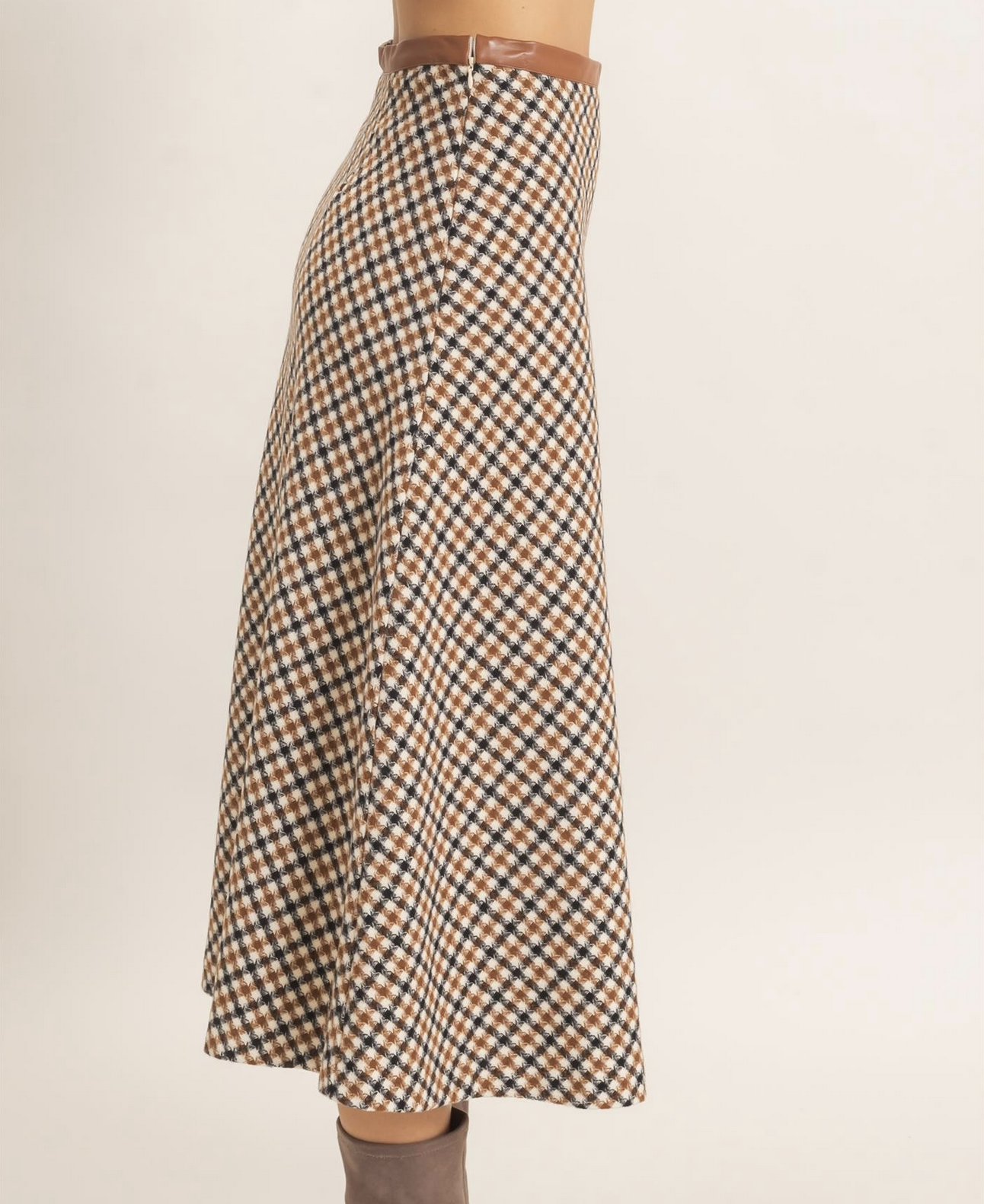 HyFve "'Tis Fall-y to be Wise" Midi Skirt