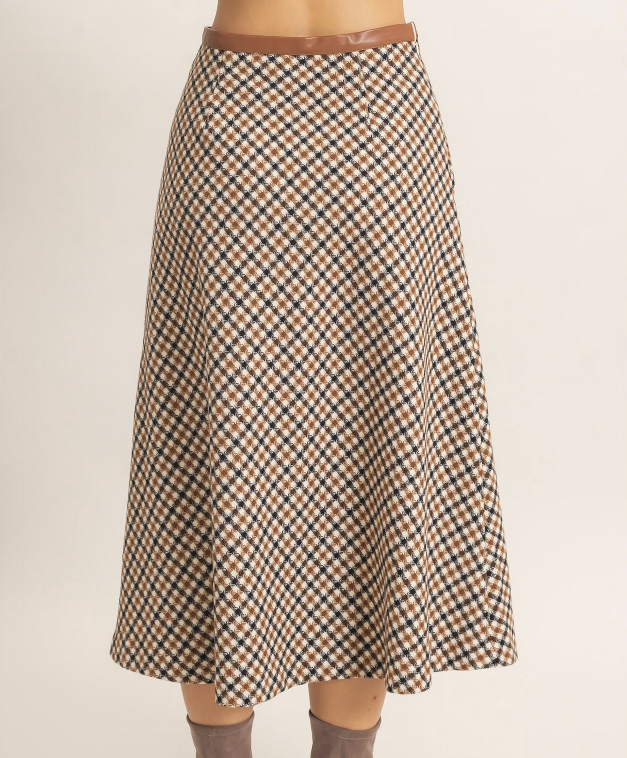 HyFve "'Tis Fall-y to be Wise" Midi Skirt