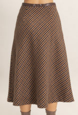 HyFve "'Tis Fall-y to be Wise" Midi Skirt
