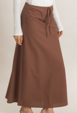 HyFve "Watching the World Go Bias" Midi Skirt