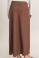 HyFve "Watching the World Go Bias" Midi Skirt