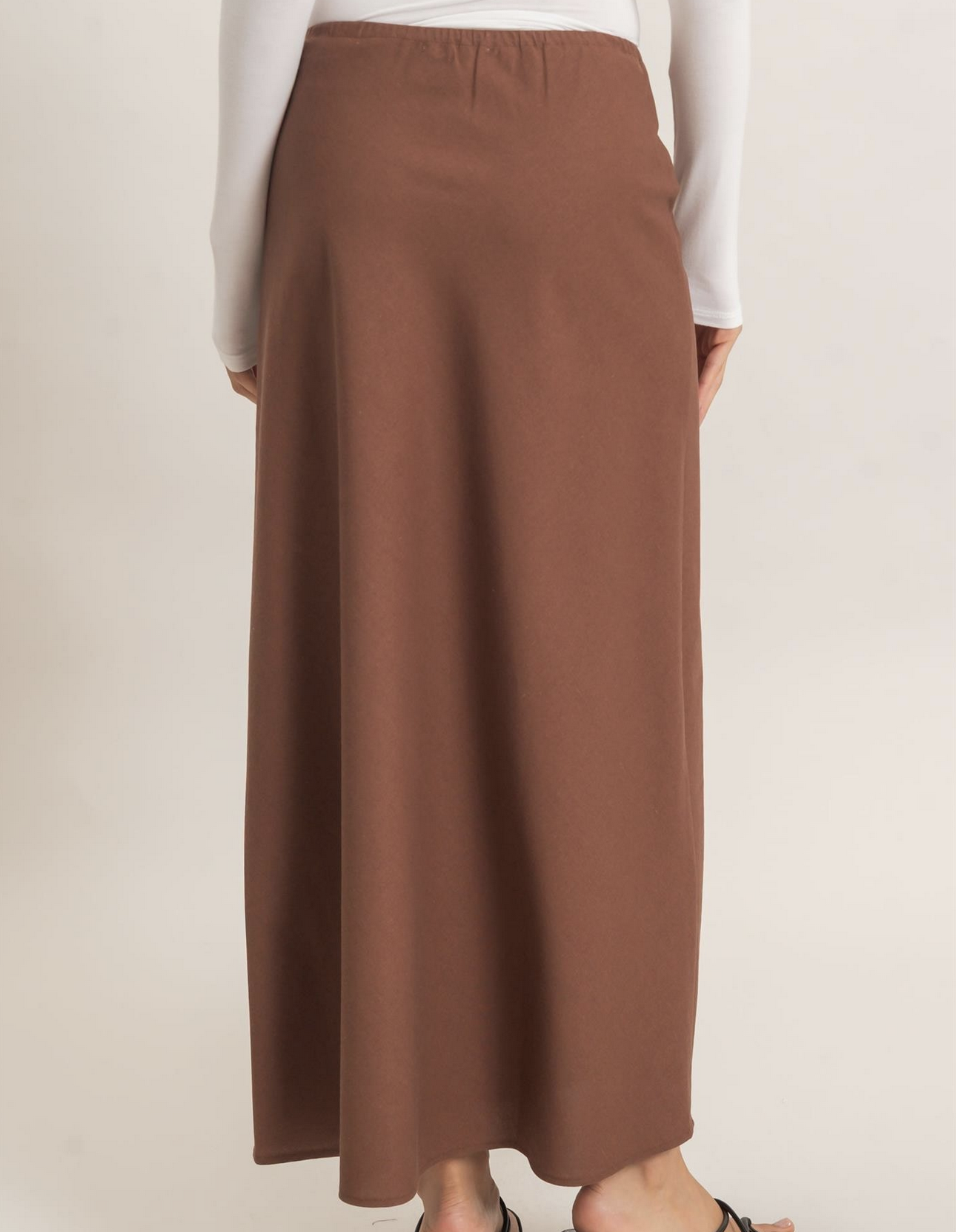 HyFve "Watching the World Go Bias" Midi Skirt