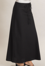 HyFve "Watching the World Go Bias" Midi Skirt