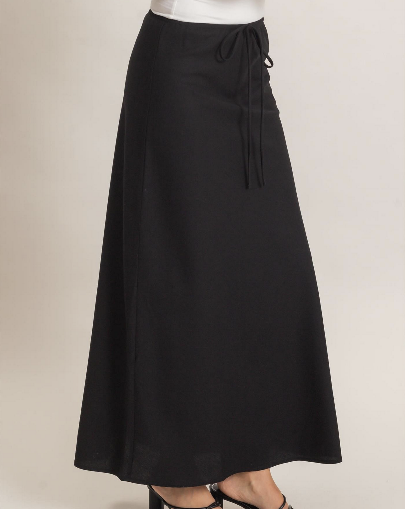 HyFve "Watching the World Go Bias" Midi Skirt