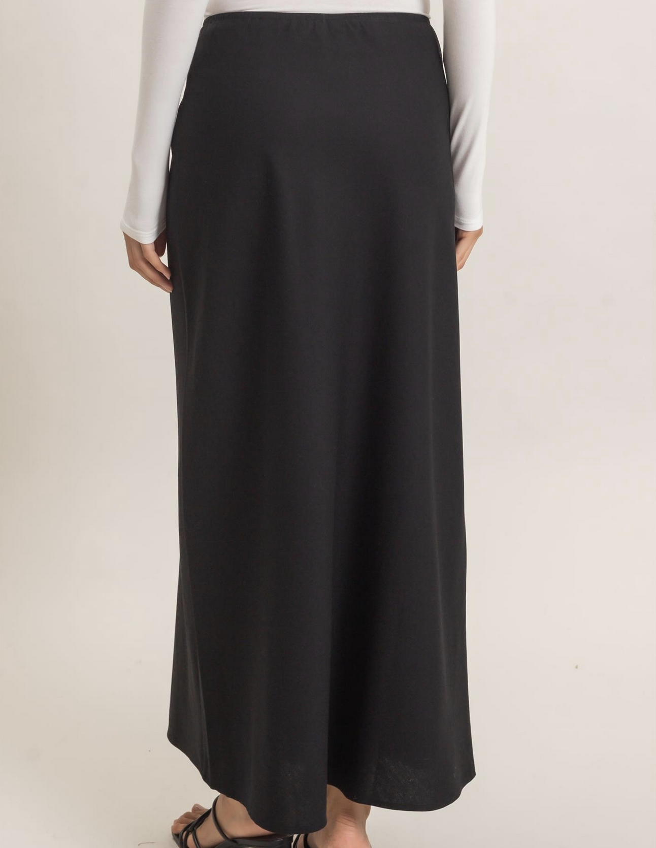HyFve "Watching the World Go Bias" Midi Skirt