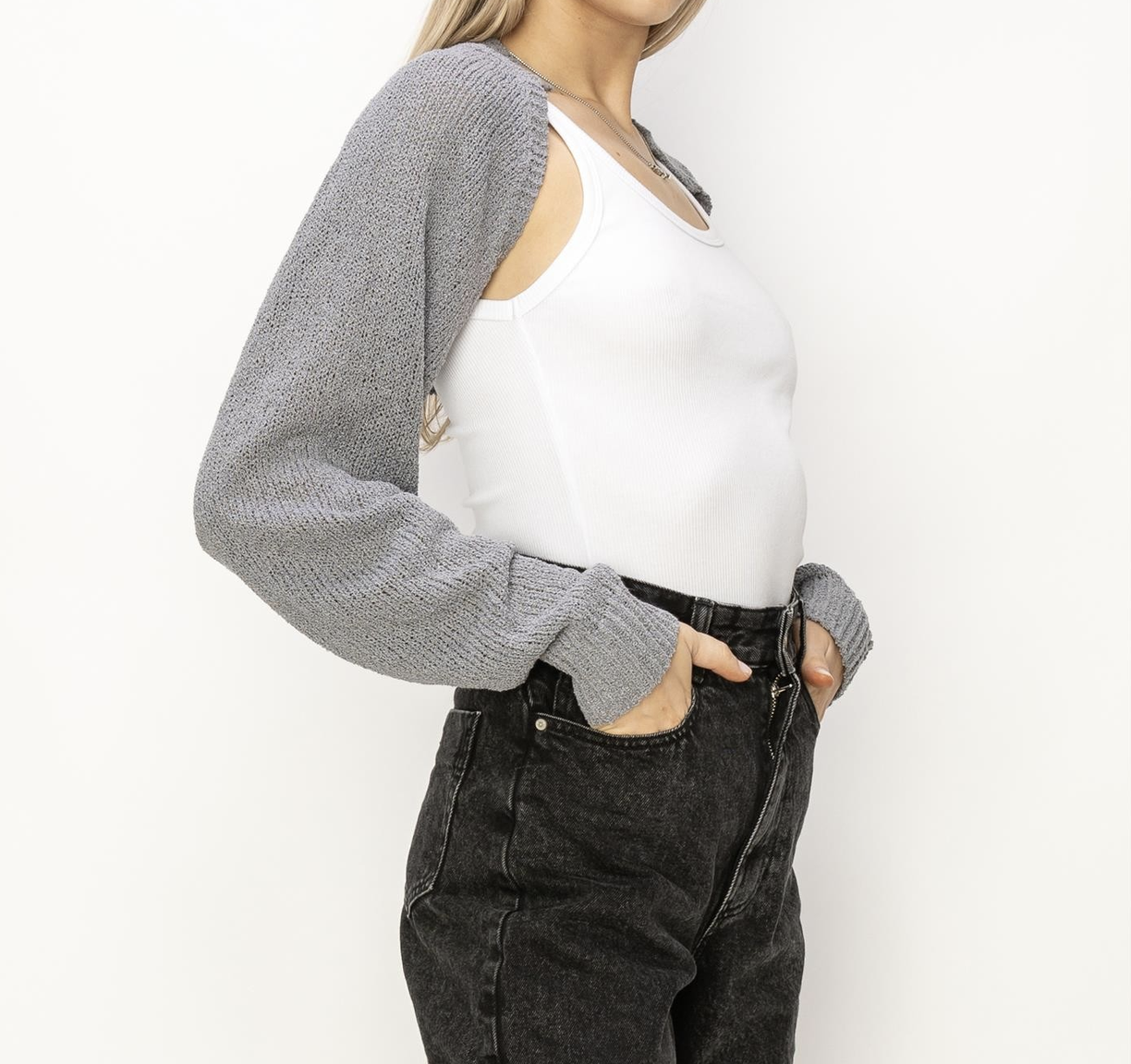 HyFve "Queen of the Crop" Knit Bolero