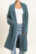 HyFve "Keepin' it Teal" Duster Cardigan