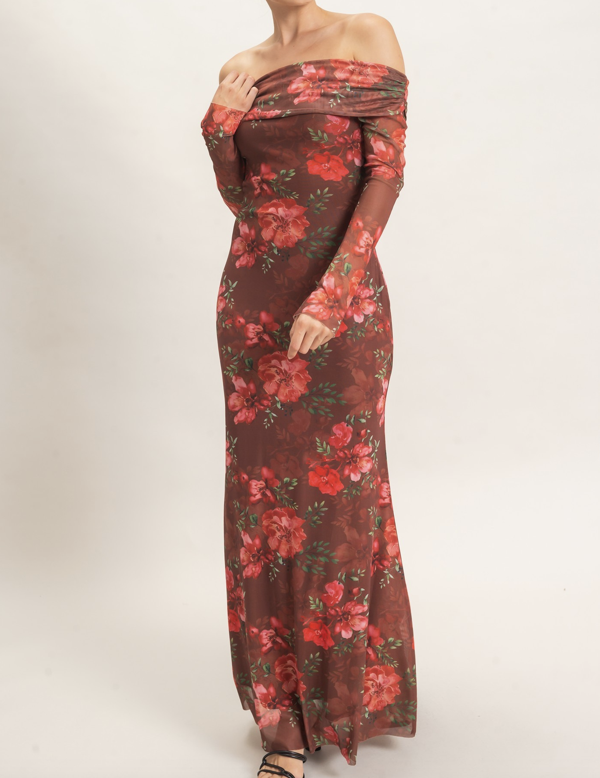 HyFve "Petal Without a Cause" Mesh Dress