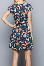 LA Soul "Into the Woods" Cap Sleeve Dress