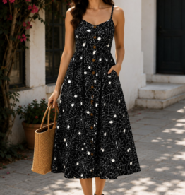 LA Soul "Feeling In-spidered" Maxi Dress
