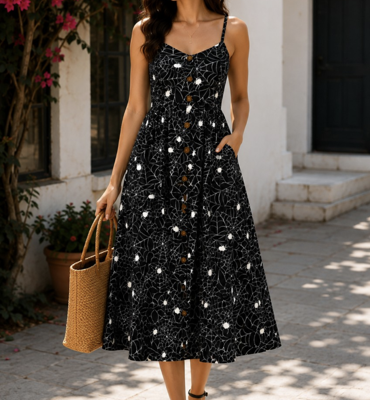 LA Soul "Feeling In-spidered" Maxi Dress
