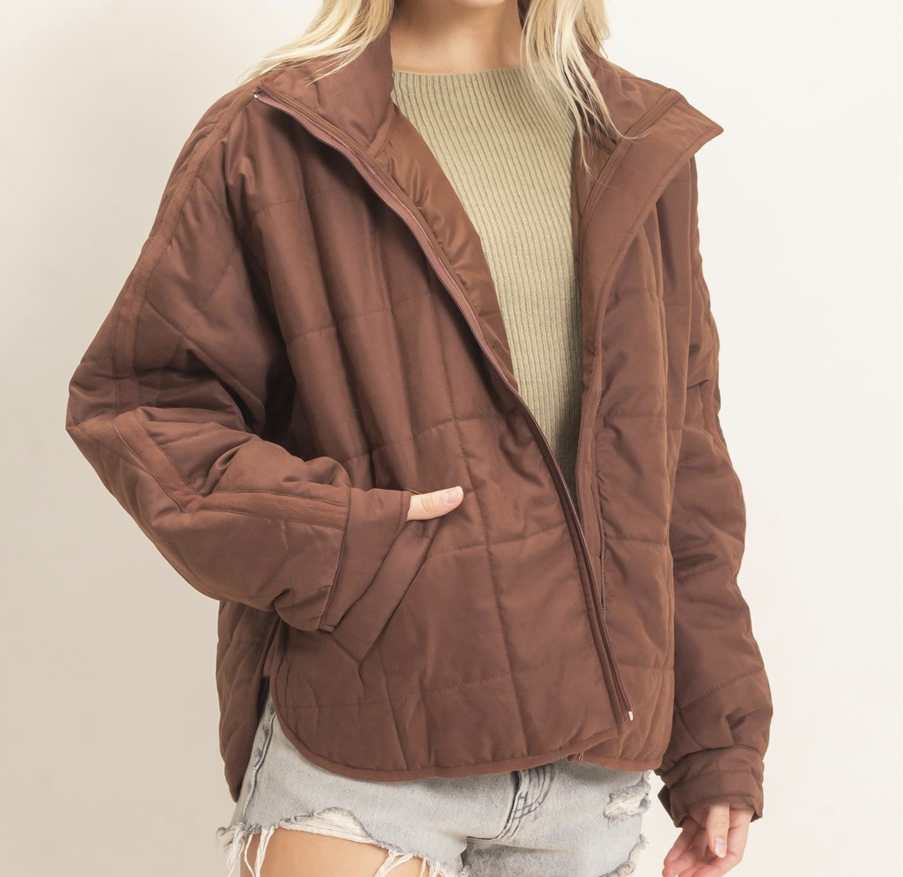 HyFve "Snug as a Bug in a Rug" Quilted Jacket