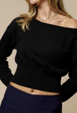 Blue Blush "Brevity is the Soul of Knit" Sweater