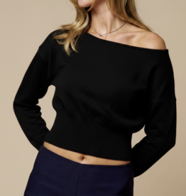 Blue Blush "Brevity is the Soul of Knit" Sweater