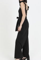 Angie JP5158 - Angie - Notch Neck Ruffle Strap Jumpsuit