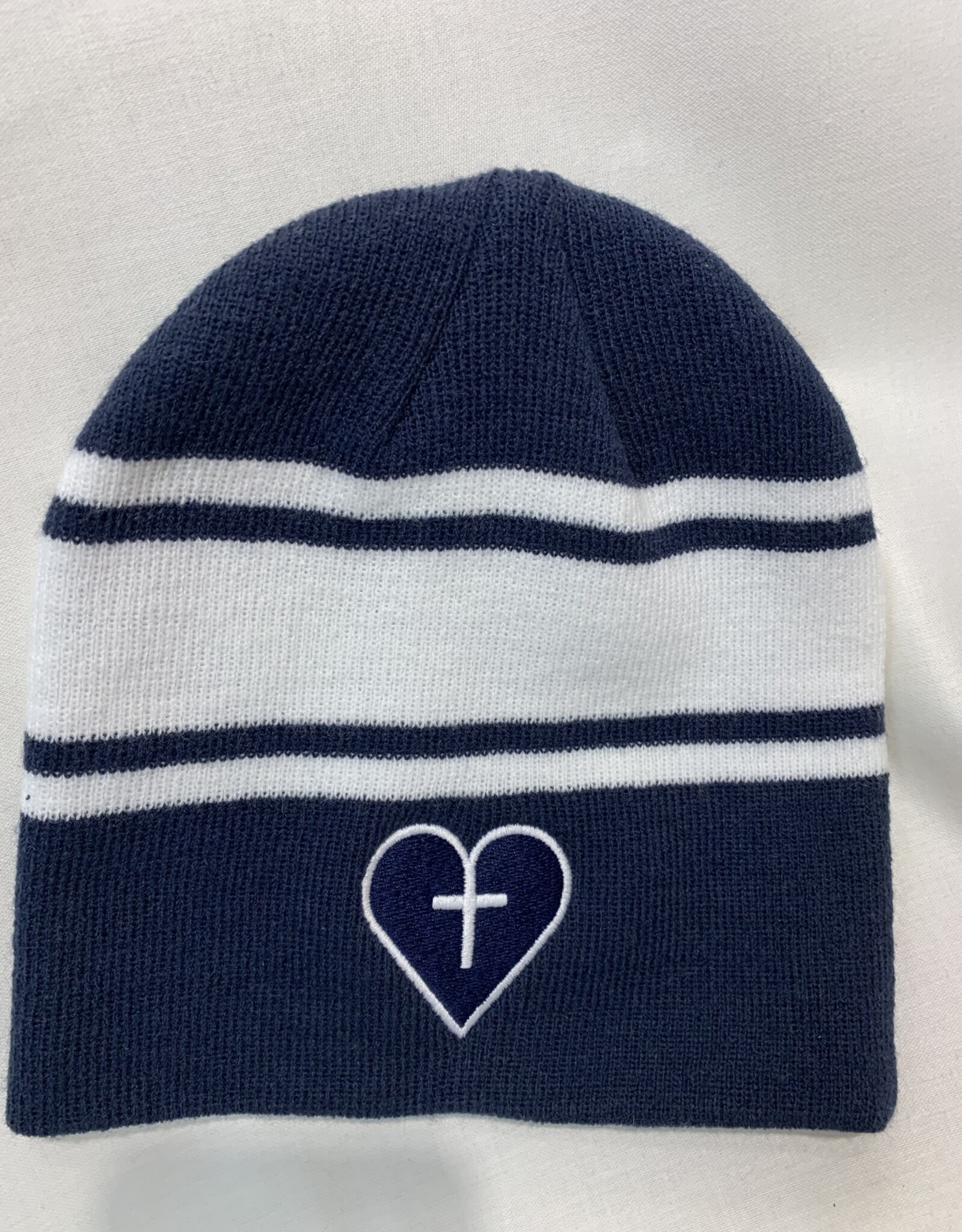 Nike NAVY SWOOSH STRIPE BEANIE