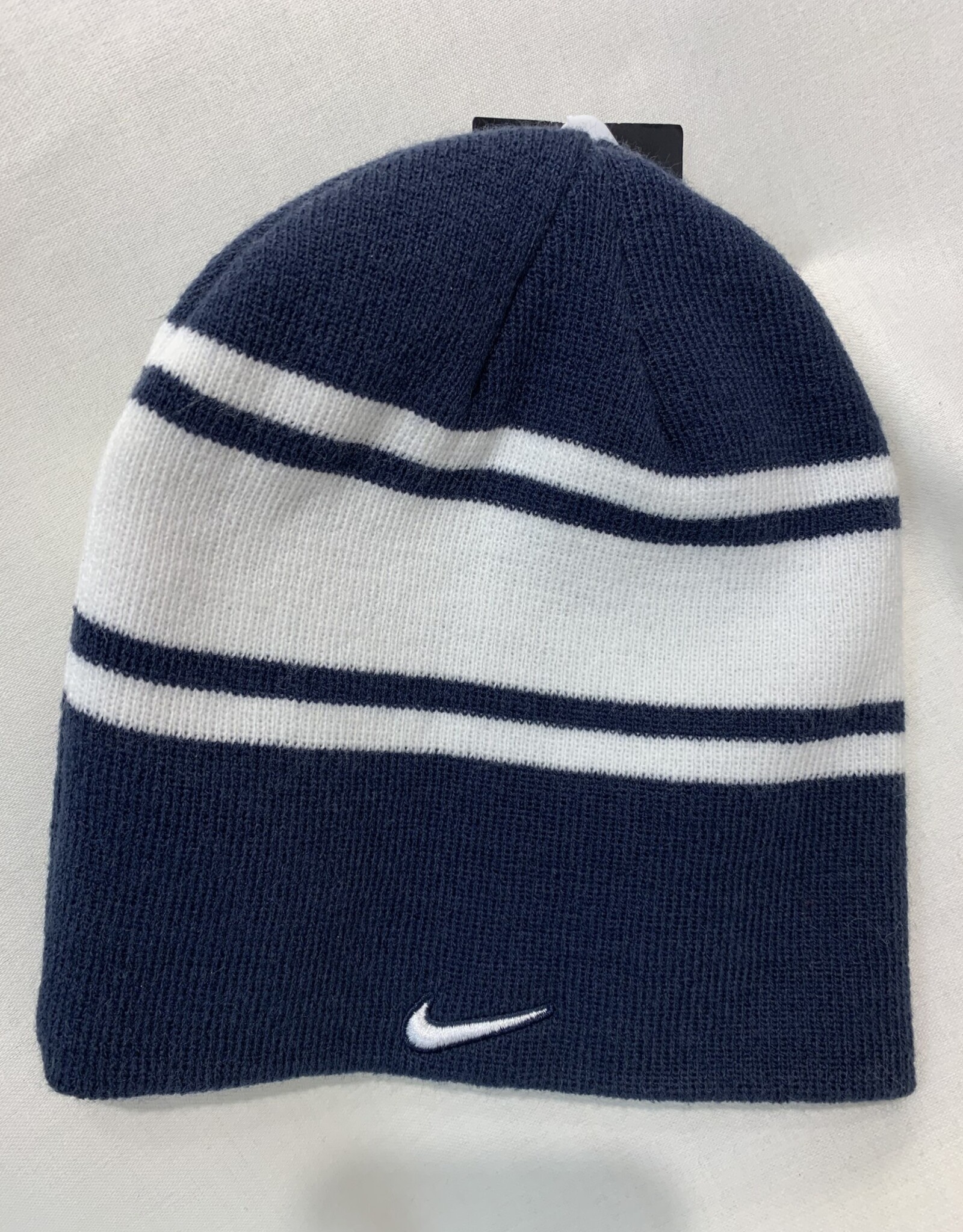 Nike NAVY SWOOSH STRIPE BEANIE