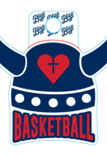 BLUE 84 BASKETBALL STICKER