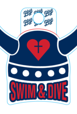 BLUE 84 SWIM & DIVE STICKER