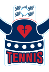 BLUE 84 TENNIS STICKER