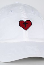 AHEAD CROSS STITCH HEART CAP