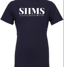 Bella + Canvas SHMS NAVY SHORT SLEEVE