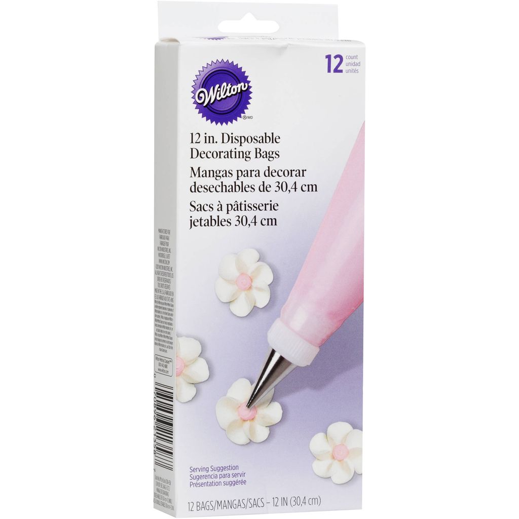 Wilton Products Wil Disposable Icing Bags 12 Count Pm Hobbycraft