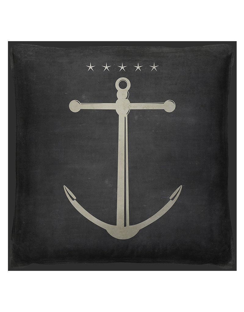 Five Star Anchor Pillow 20x20 Nautical Decor Pillows Squan Five Star Anchor Pillow 20x20