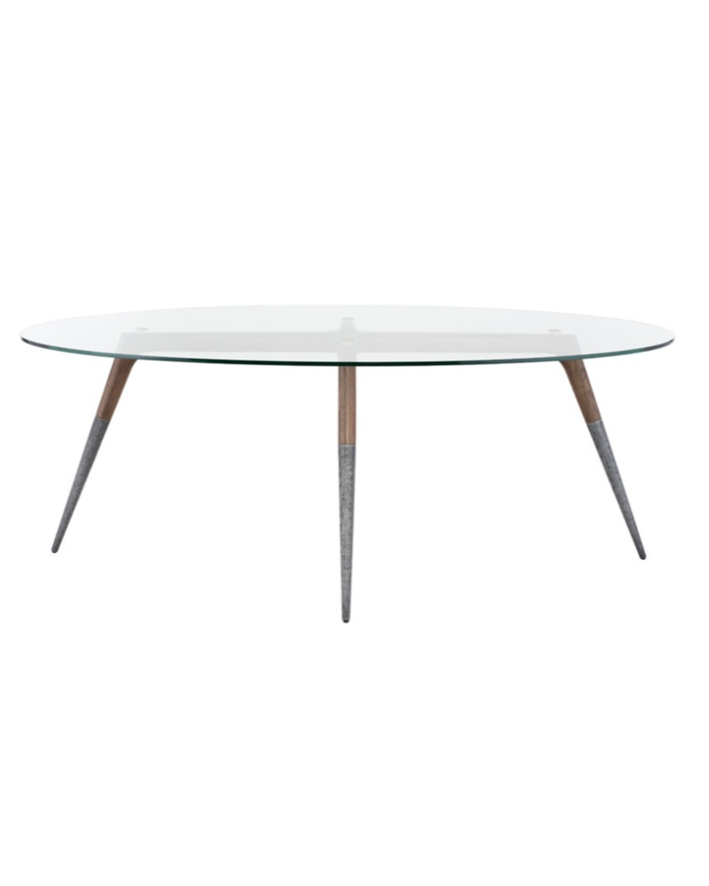 ASSEMBLY DINING TABLE CLEAR GLASS