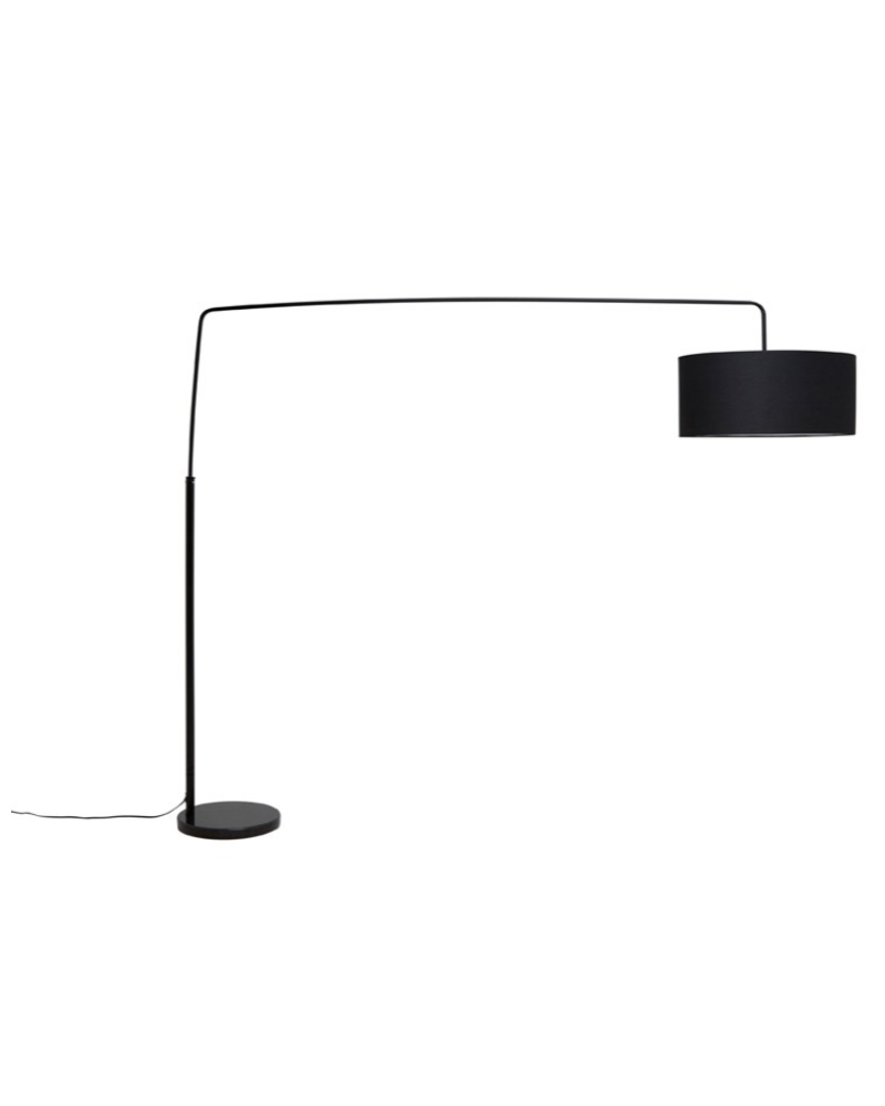 RAKU FLOOR LAMP - BLACK