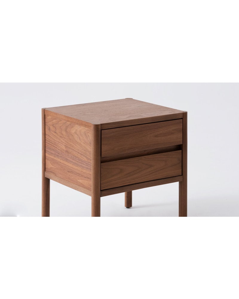 MONARCH DOUBLE DRAWER NIGHTSTAND