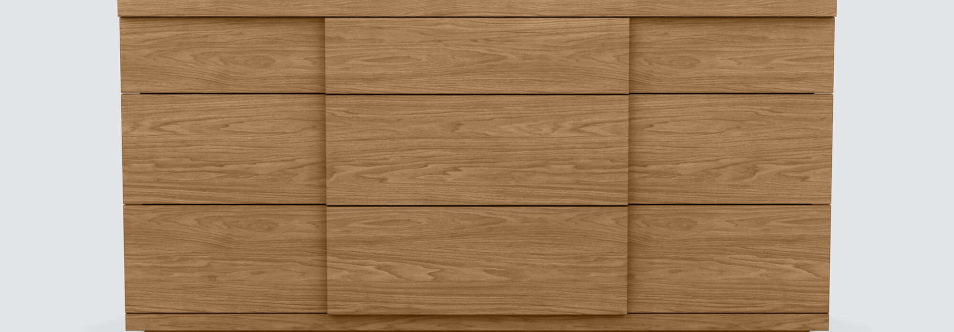 Boom Double Dresser, Walnut