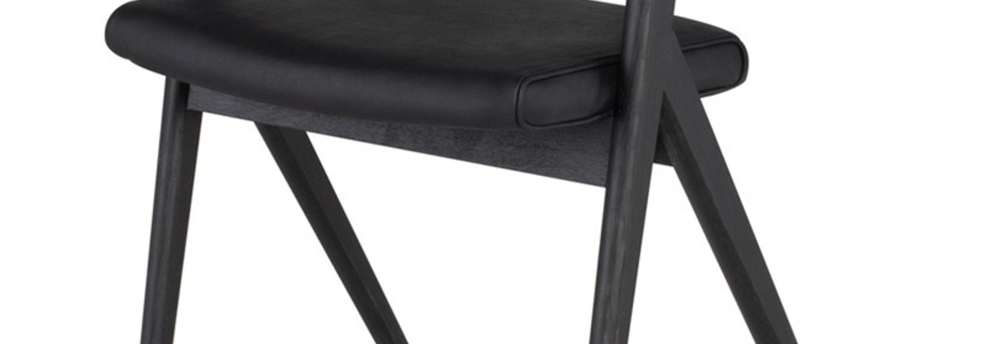 Anita Dining Chair, Raven Leather