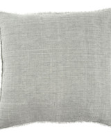 Lina Linen Pillow | Flint Grey