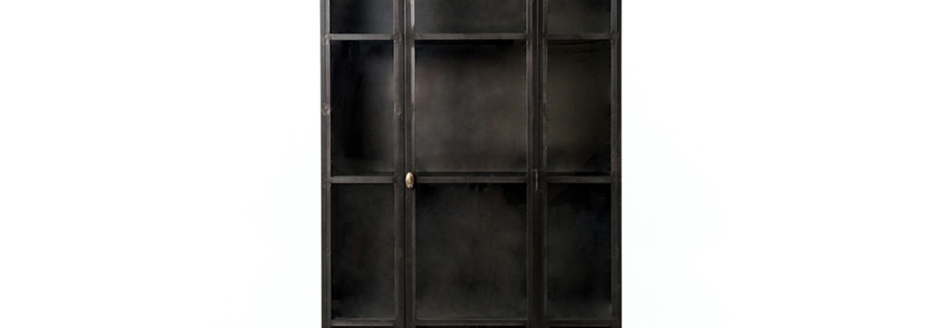 Belmont Black Metal Cabinet