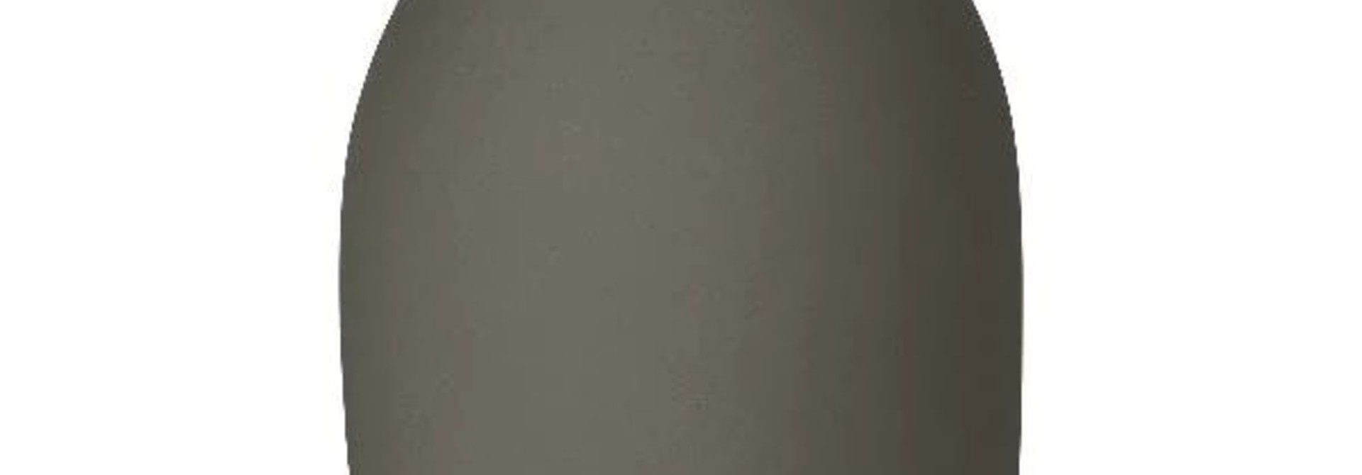 Colora Porcelain Vase, Steel Grey, 6x4 in