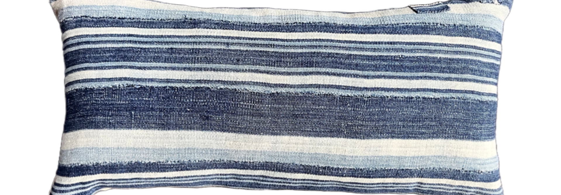 African Indigo Pillow, 12x24