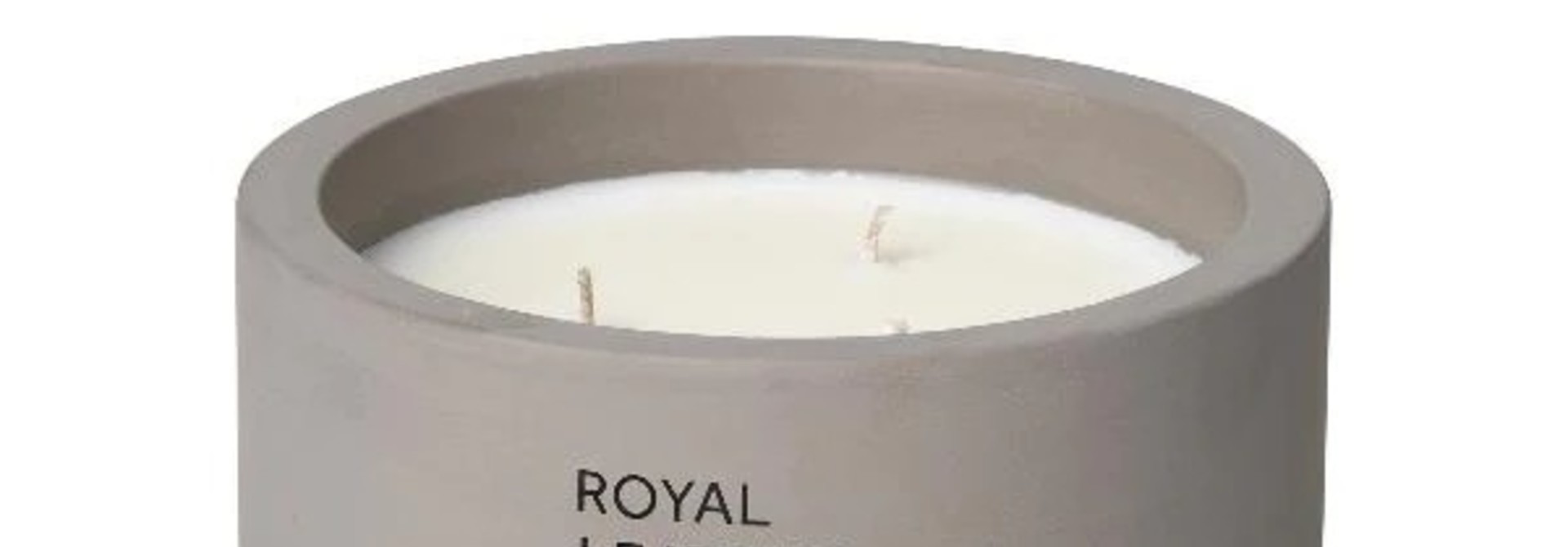 Fraga 3 Wick Royal Leather Candle