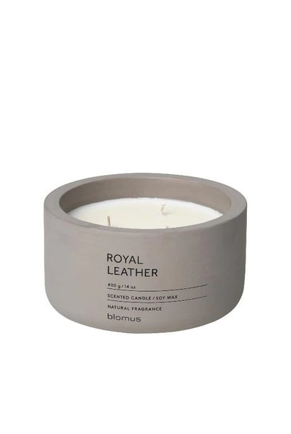 Fraga 3 Wick Royal Leather Candle