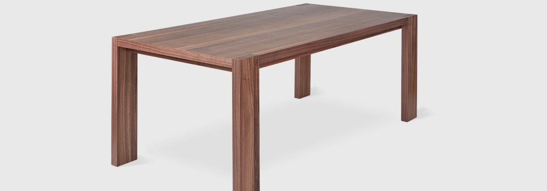 Plank Walnut Dining Table
