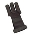 OMP Traditional Shooters Glove Small - Dark Brown/ Leather