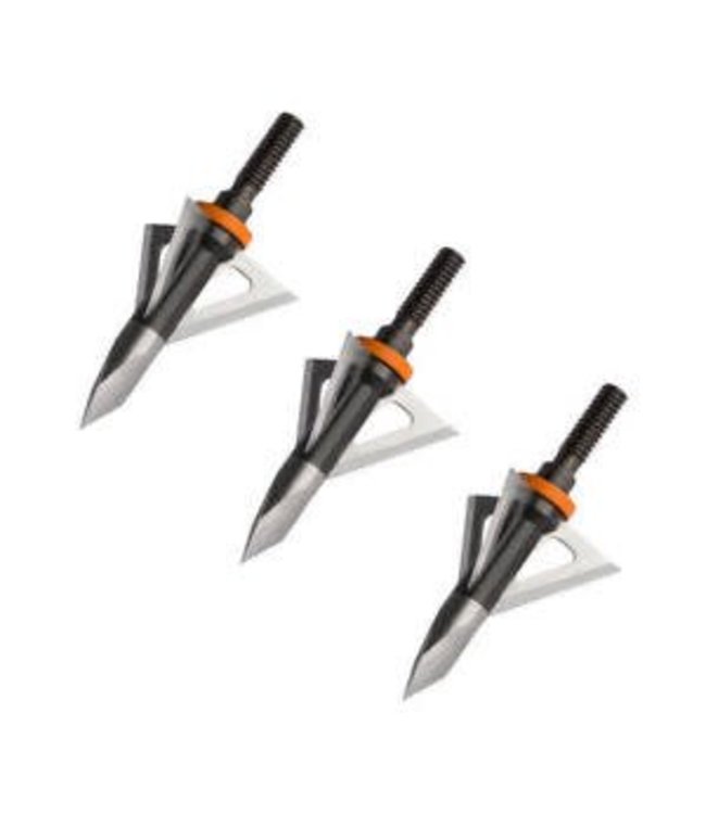 Wasp Archery Drone 3 Blade Fixed Broadhead 100 Grain 1-1/8" Cutting Diameter .027 Blade Thickness Two Replacement Blades 3PK