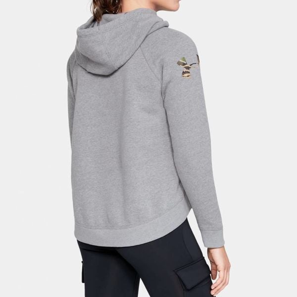 under armour women's favorite fleece camo logo hoodie
