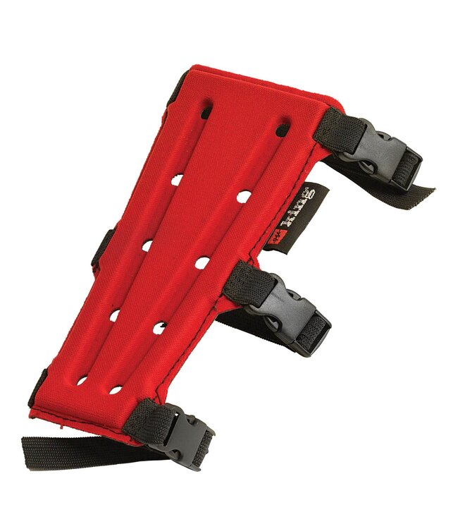 PSE 7" Red 3-Strap  Sporting Line  Armguard