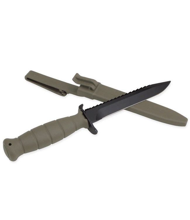 Glock Green Field Knife with Saw Packaged