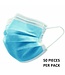 3 PLY DISPOSABLE PROTECTIVE FACE MASK WITH ELASTIC EARLOOP, BLUE