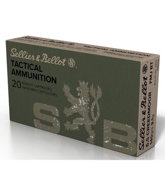 Sellier & Bellot SELLIER & BELLOT 6.5 CREEDMOOR FMJBT 140GR TACTICAL AMMO — Solely Outdoors