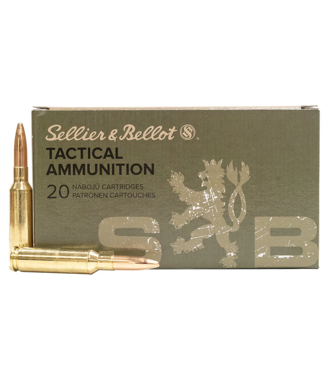 SELLIER & BELLOT 6.5 CREEDMOOR FMJBT 140GR TACTICAL AMMO