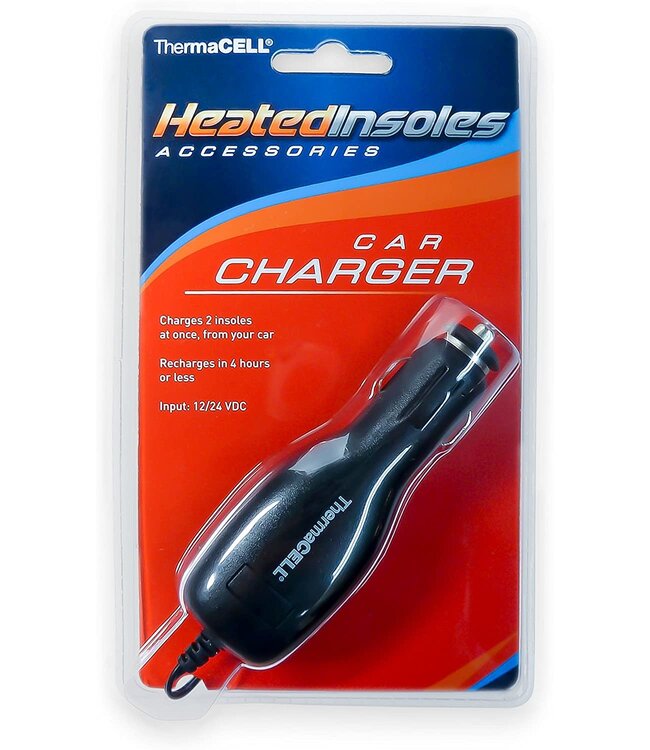 ThermaCELL Car Charger for Original Heated Insoles
